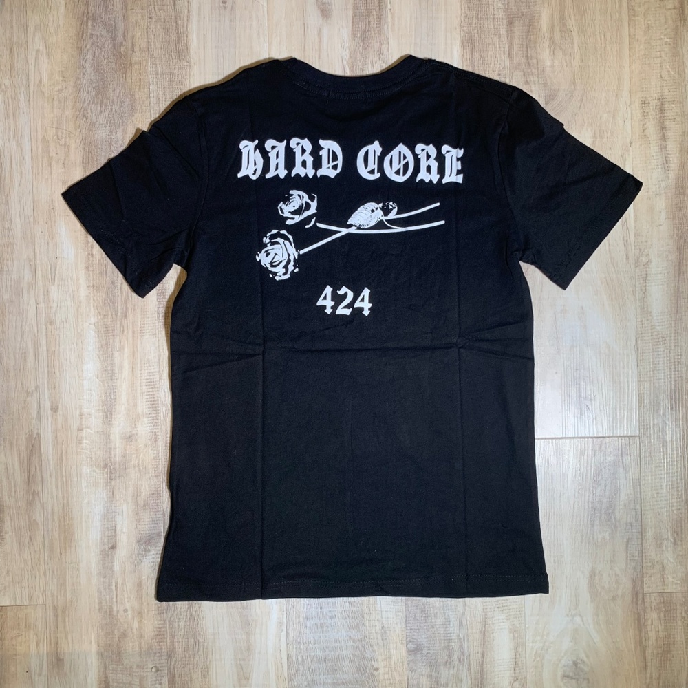 424 Hard Core Tee T-shirt in Black